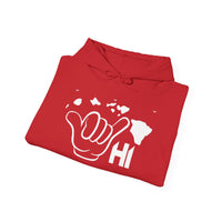 Gildan 18500 | Aloha Hawaii Shaka Hoodie – Unisex Pullover Sweatshirt