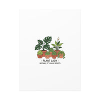 Plant Lady Canvas | Matte Stretched Botanical Pun Wall Art