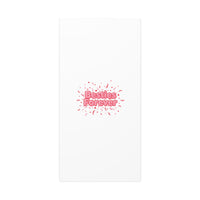 Besties Forever Canvas | Galentine’s Friendship Wall Art, Pink Confetti