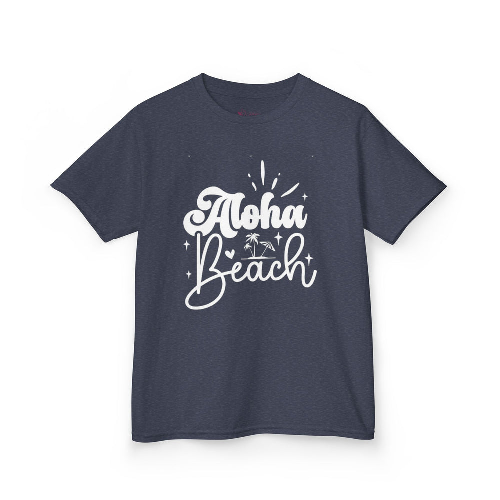 Gildan 5000B | Kids' Aloha Beach Tropical T-Shirt | Soft Summer Vacation Tee