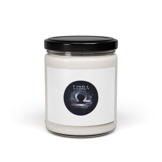 Libra Constellation Candle, Soy Zodiac Jar | Astrological Cosmic Scented
