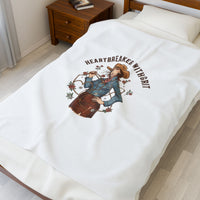 Premium Plush Velveteen Throw Blanket | Super Soft Sofa & Bed Throw