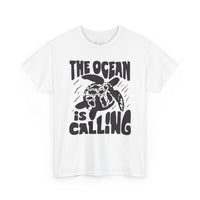 Gildan5000 | Unisex Sea Turtle "The Ocean Is Calling" Tee