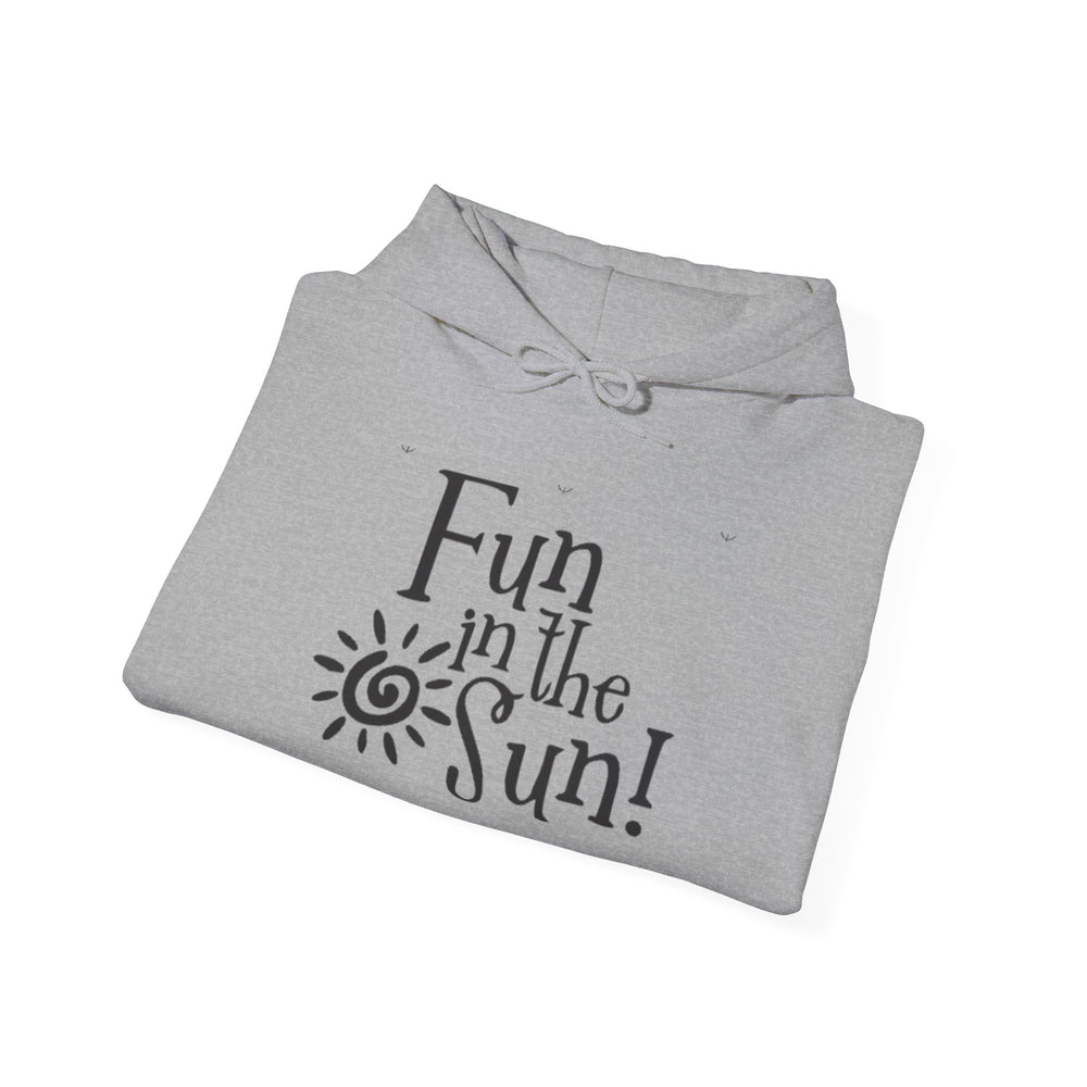 Gildan 18500 | SUNNY "Fun in the Sun" Unisex Hoodie – Cheerful & Cozy Summer Sweatshirt
