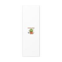 I Wet My Plants Canvas | Plant Parent Humor, Botanical Pun Decor