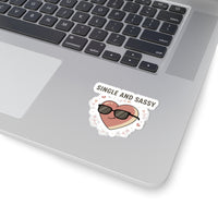 Single and Sassy Kiss-Cut Stickers | Anti-Valentine, Cute Cynic