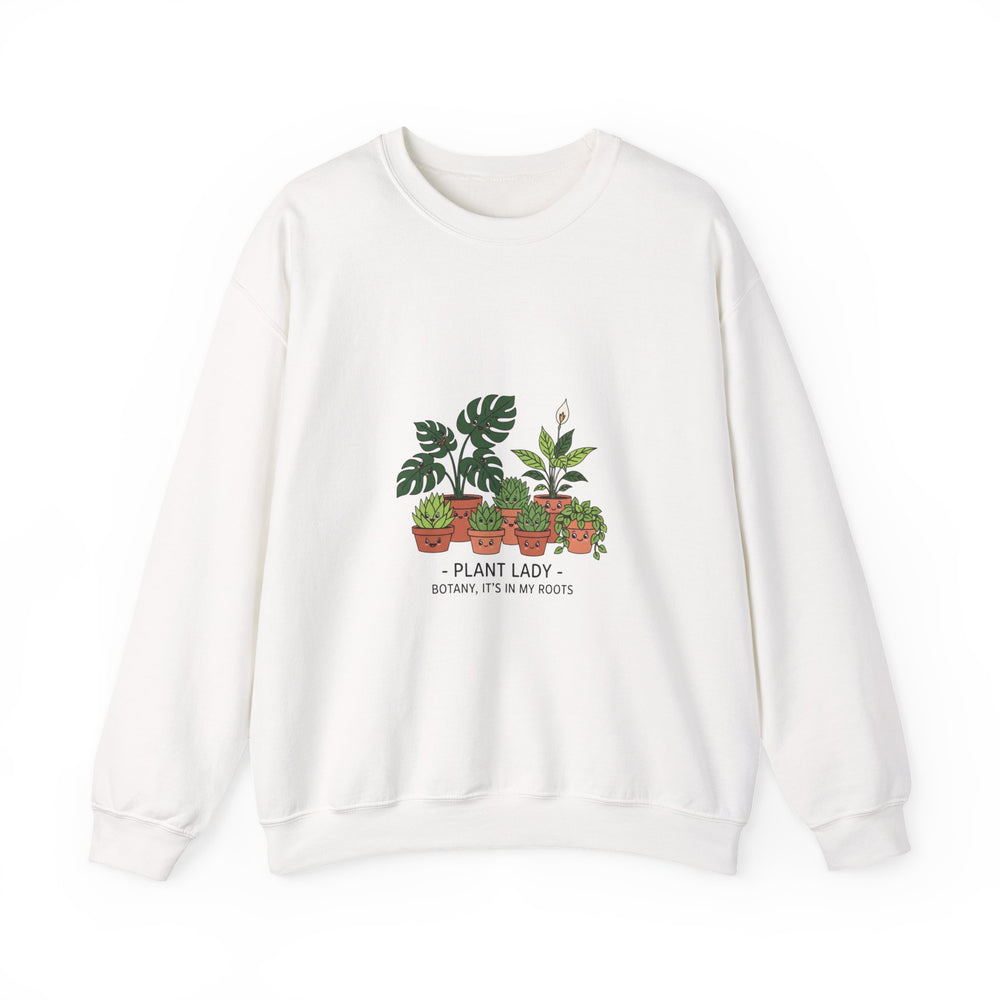 Plant Lady Sweatshirt | plant mom, succulent pun, sage cream botanical