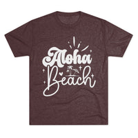Next Level 6010 | Unisex Aloha Beach Vintage Inspired Unisex Tri-Blend Tee