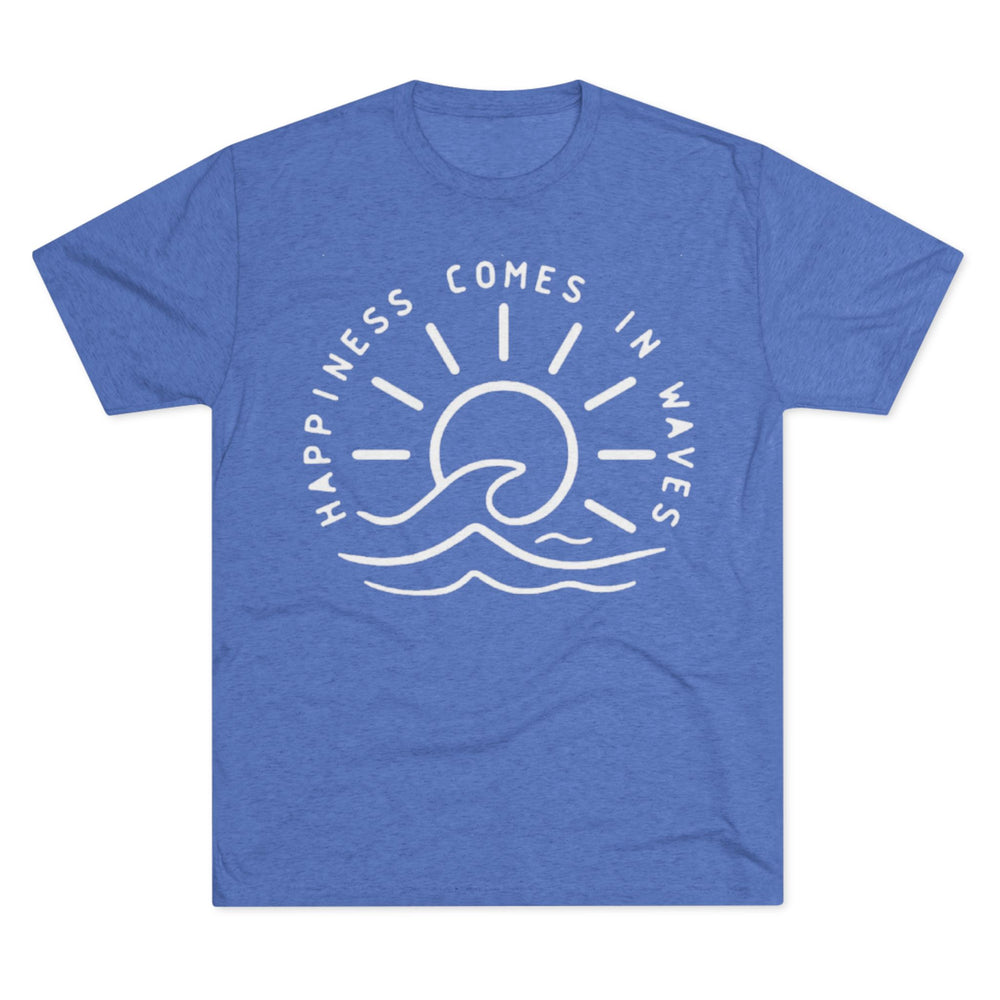 Next Level 6010 | Unisex Happiness Comes In Waves Unisex Graphic Tee