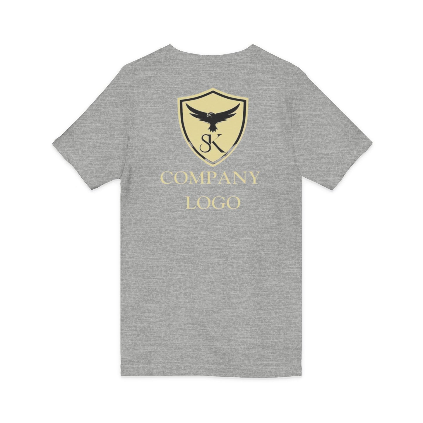 Unisex Jersey Short Sleeve V-Neck Tee