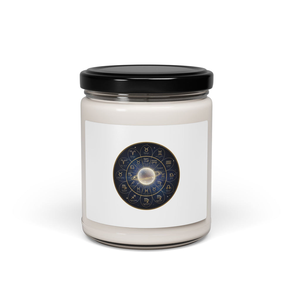 Zodiac Constellation Wheel Candle | Soy 9oz, Cosmic Astrology Design