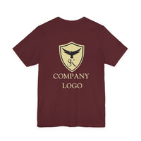 Unisex Jersey Short Sleeve Tee | Custom Company Logo T-shirts, Custom Design Sweatshirts, Personalized Logo Hoodies, Custom Double Sided Print Shirts, Custom Text Shirts