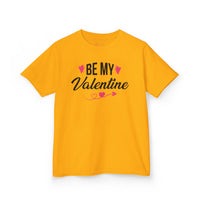 "Be My Valentine" Youth T-Shirt | Cute Heart & Arrow Graphic Tee for Kids | Boys & Girls School Holiday Top