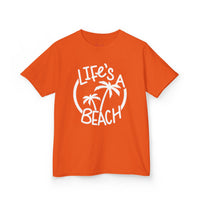 Gildan 5000B | Youth Paradise Beach T-Shirt – Comfortable Cotton Graphic Tee for Boys & Girls