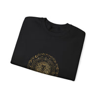 Zodiac Constellation Crest Sweatshirt | Astrological, Metallic Foil