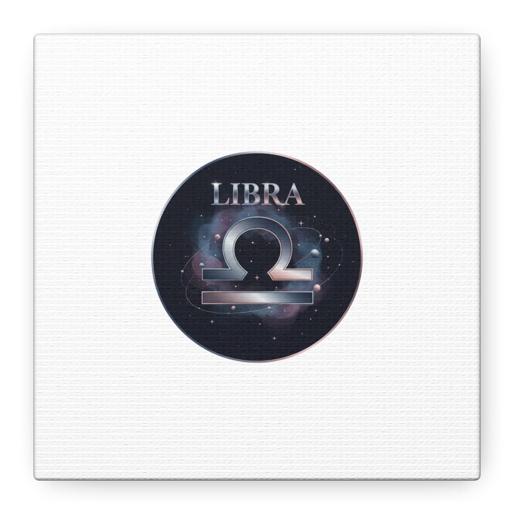 Libra Zodiac Canvas, Astrology Wall Art | Constellation Galaxy Print