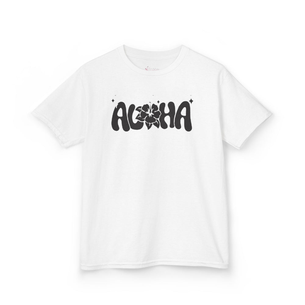 Gildan 5000B | Kids' Retro Aloha Spirit Cotton T-Shirt – Soft & Tropical Summer Tee