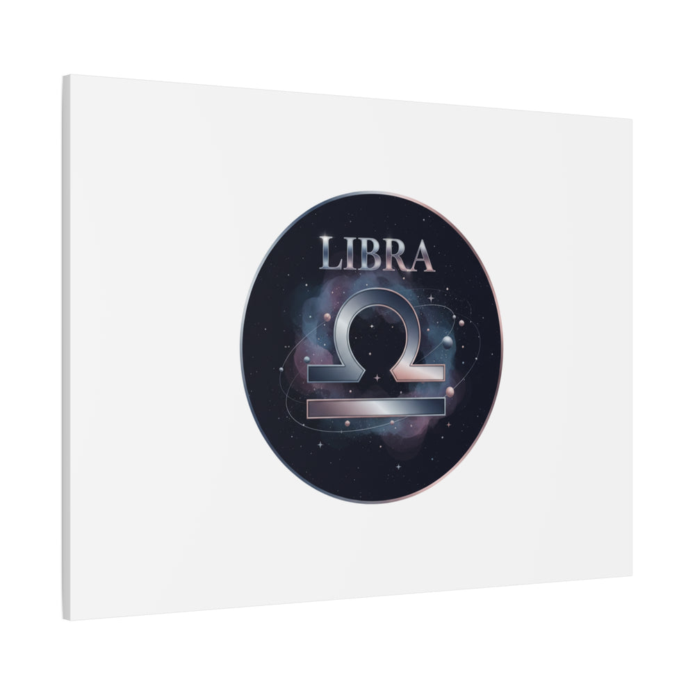Libra Zodiac Canvas, Astrology Wall Art | Constellation Galaxy Print