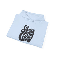 Gildan 18500 | Unisex "Stay Cool" Retro Graphic Hoodie – Bold Puff Lettering Pullover – Premium Soft Fleece Streetwear
