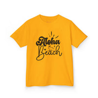 Gildan 5000B | Kids' Aloha Beach Tropical T-Shirt | Soft Summer Vacation Tee