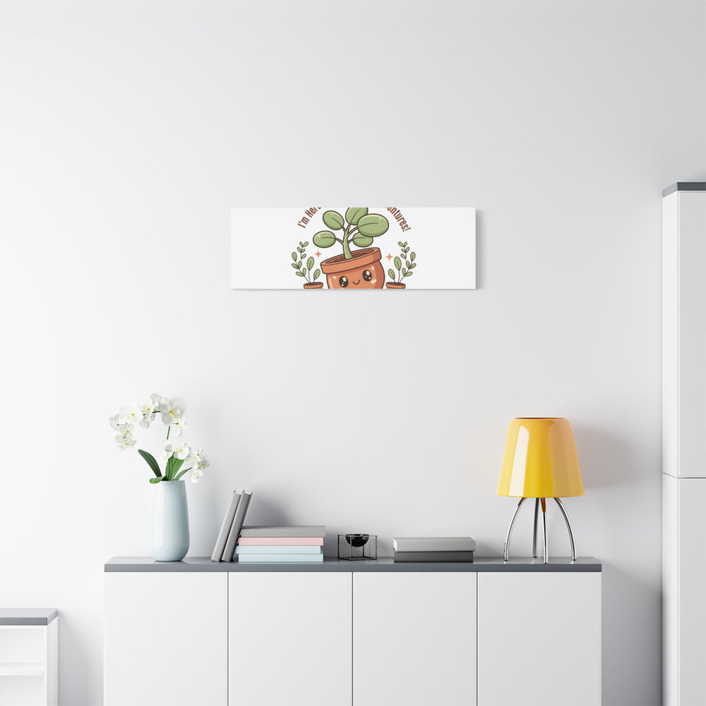 Plant-astic Pun Canvas | Stretched Matte Botanical Wall Art