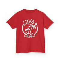 Gildan 5000B | Youth Paradise Beach T-Shirt – Comfortable Cotton Graphic Tee for Boys & Girls
