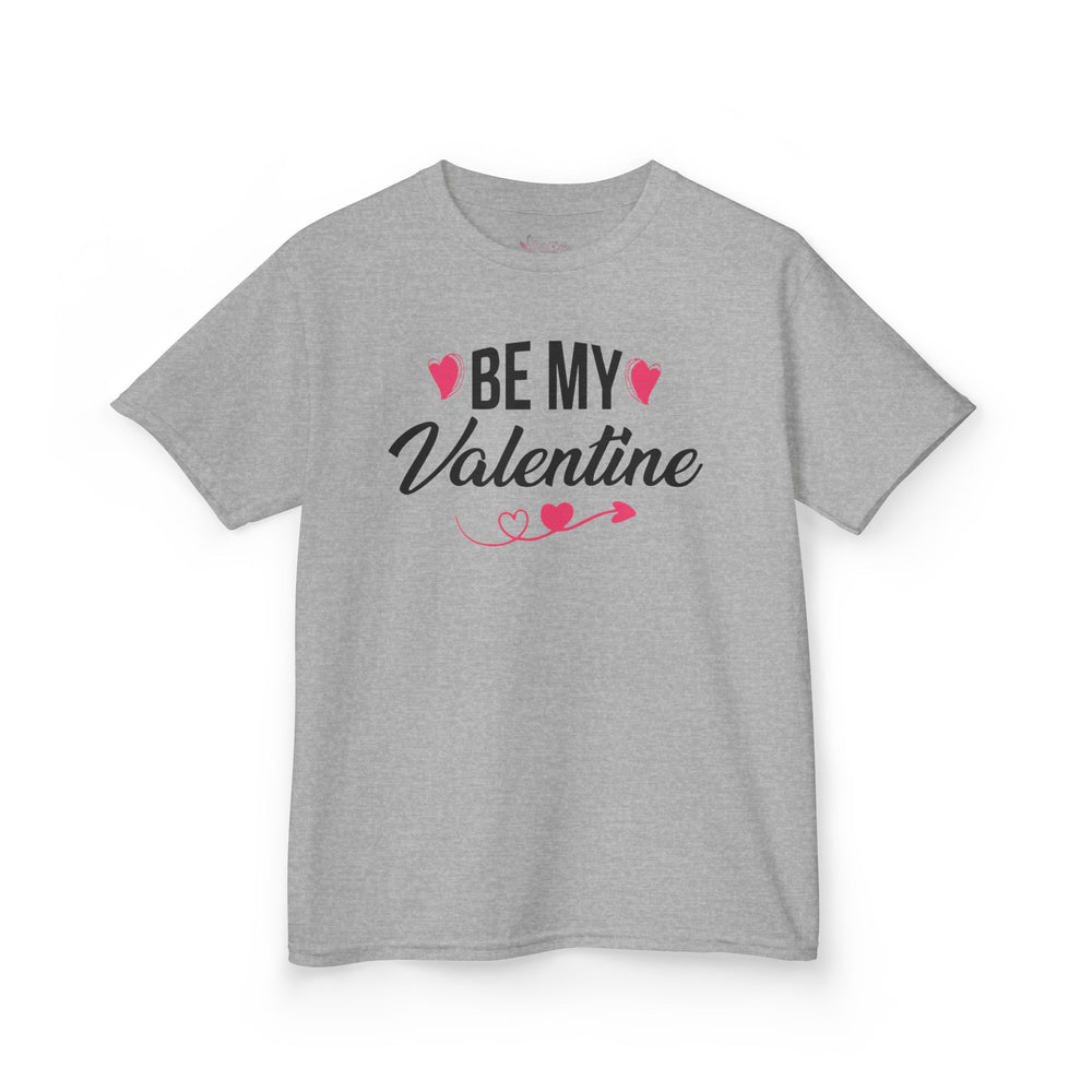 "Be My Valentine" Youth T-Shirt | Cute Heart & Arrow Graphic Tee for Kids | Boys & Girls School Holiday Top