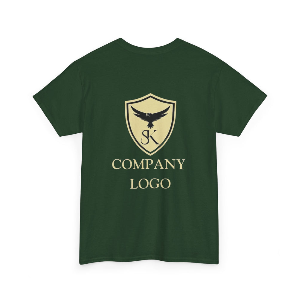 Unisex Heavy Cotton Tee | Custom Company Logo T-shirts, Custom Design Sweatshirts, Personalized Logo Hoodies, Custom Double Sided Print Shirts, Custom Text Shirts