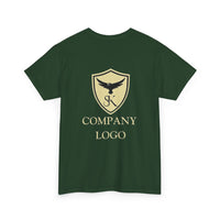 Unisex Heavy Cotton Tee | Custom Company Logo T-shirts, Custom Design Sweatshirts, Personalized Logo Hoodies, Custom Double Sided Print Shirts, Custom Text Shirts