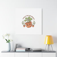 Plant-astic Pun Canvas | Stretched Matte Botanical Wall Art