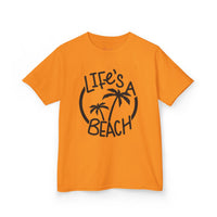 Gildan 5000B | Youth Paradise Beach T-Shirt – Comfortable Cotton Graphic Tee for Boys & Girls