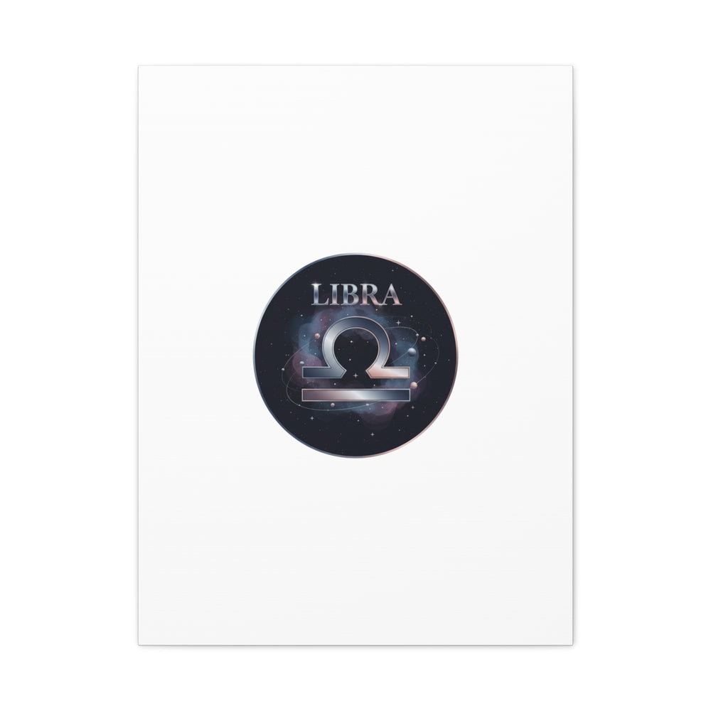 Libra Zodiac Canvas, Astrology Wall Art | Constellation Galaxy Print