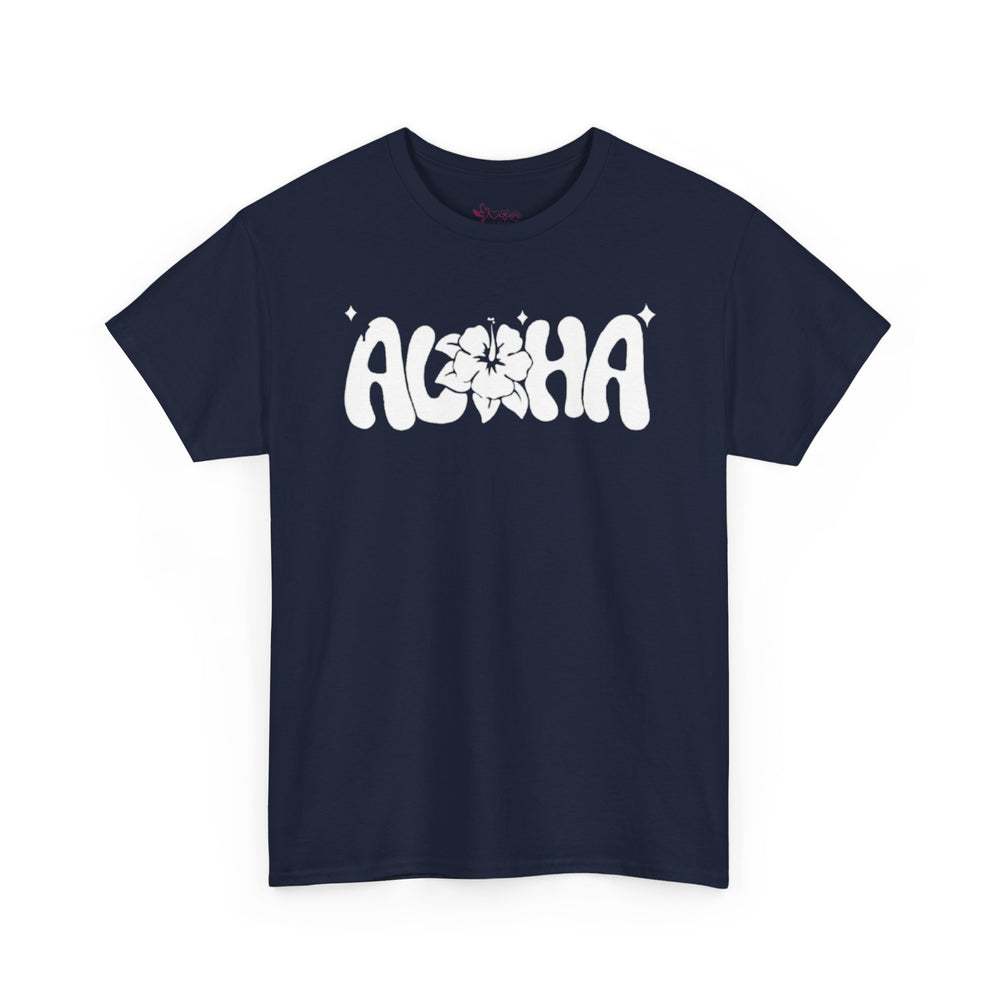 Gildan5000 | Unisex Retro Aloha Hibiscus Unisex Softstyle Tee