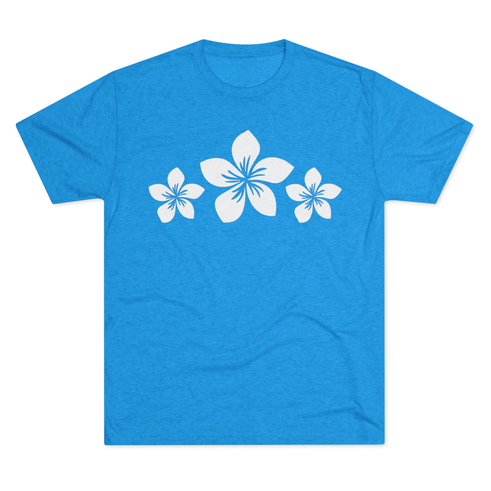 Next Level 6010 | Unisex Tropical Hibiscus Trio – Unisex Tri-Blend Vintage Tee