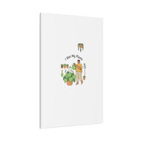 I Wet My Plants Canvas | Plant Parent Humor, Botanical Pun Wall Art