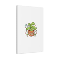 I Wet My Plants Canvas | Plant Parent Humor, Cute Succulent Art