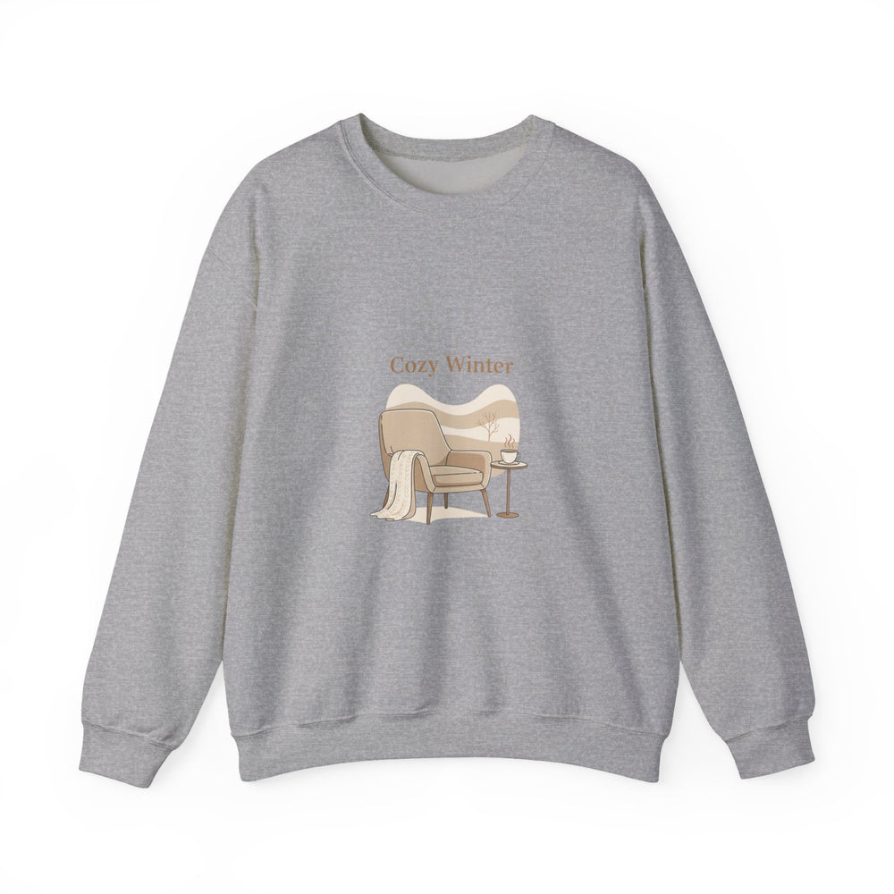 Cozy Winter micro-print sweatshirt | slow life minimalist, soft life