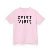 Gildan 5000B | Kids’ "Salty Vibes" Premium Cotton T-Shirt – Tropical Beach & Summer Vacation Tee