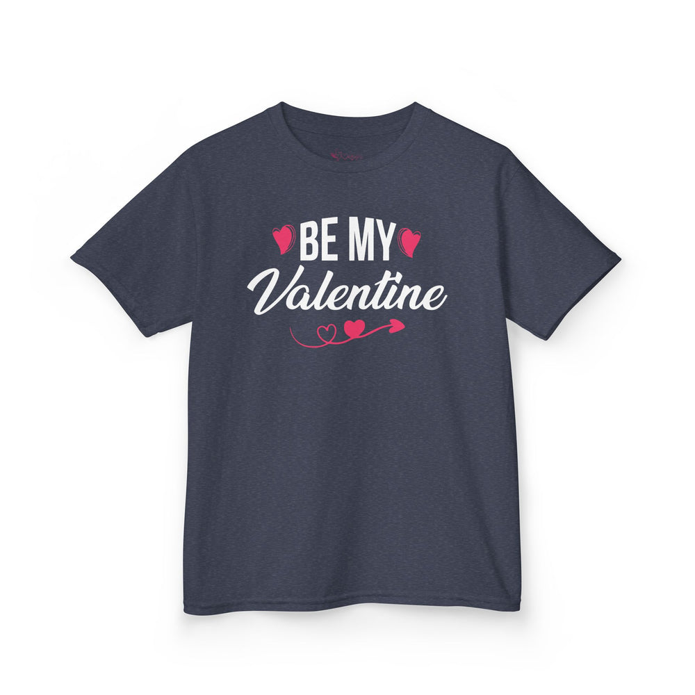 "Be My Valentine" Youth T-Shirt | Cute Heart & Arrow Graphic Tee for Kids | Boys & Girls School Holiday Top