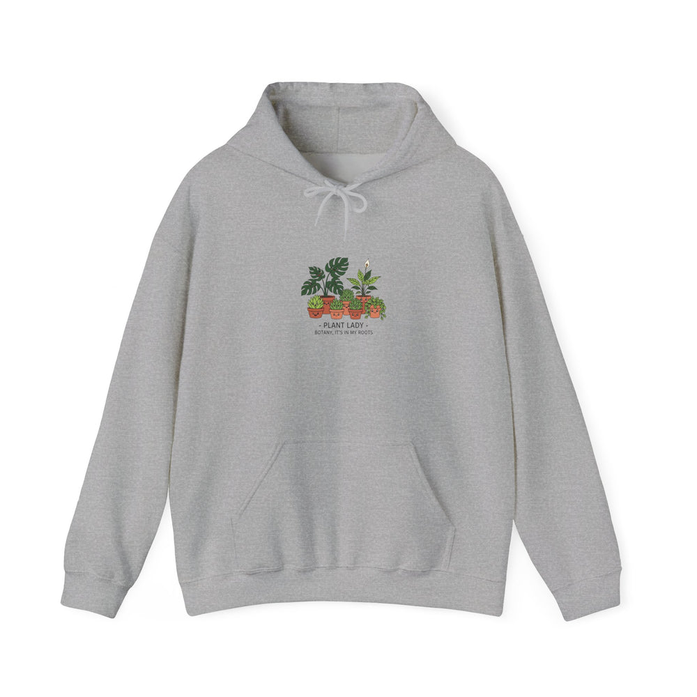 Plant Lady Pun Hoodie | Plant Parent Humor, Doodle Leaves