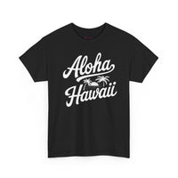 Gildan 5000 | Vintage Aloha Hawaii T-Shirt - Retro Island Paradise Tee - Unisex Hawaiian Vacation Shirt
