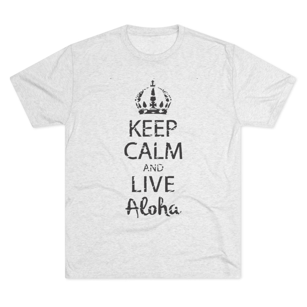 Next Level 6010 | Keep Calm and Live Aloha – Premium Unisex Comfort Tee