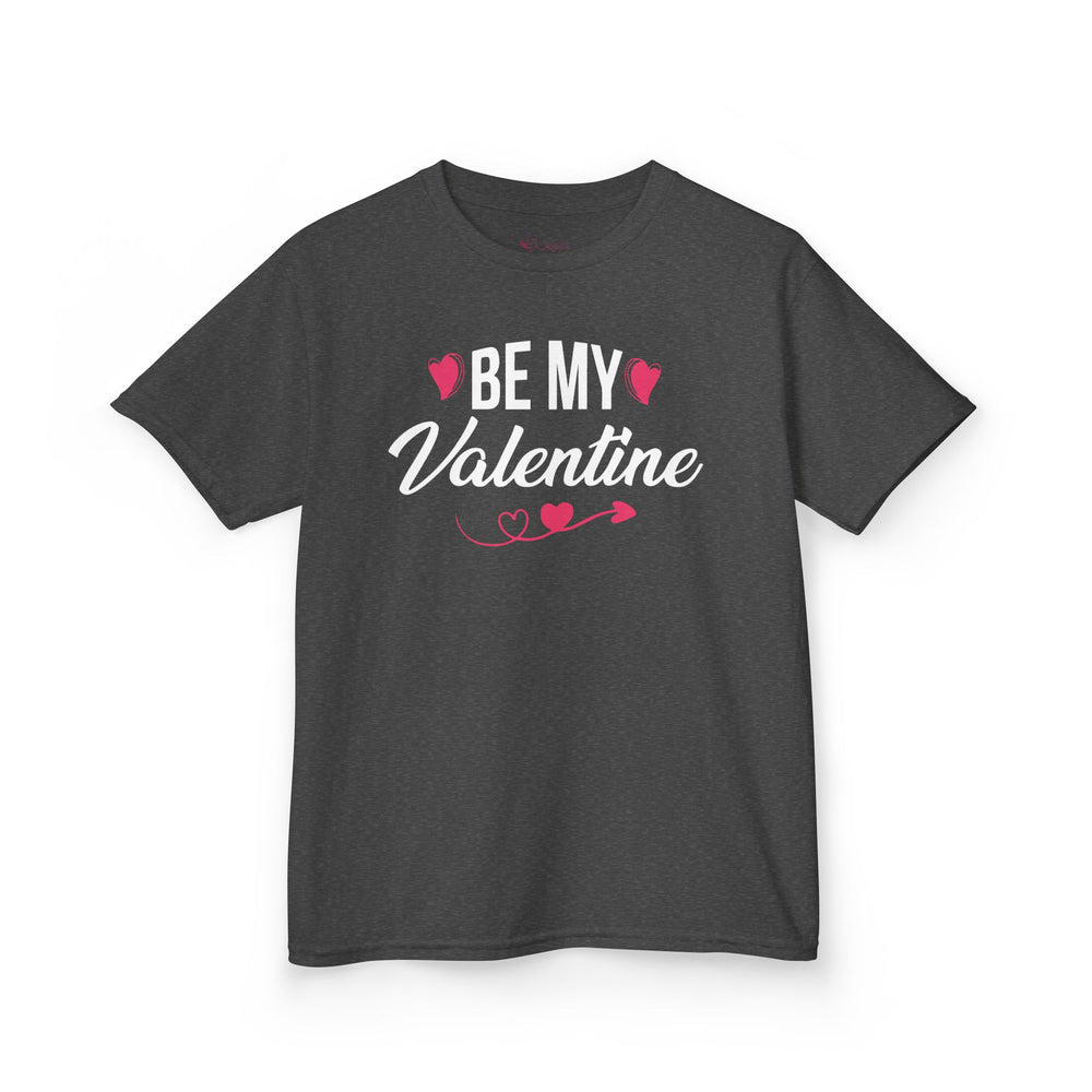 "Be My Valentine" Youth T-Shirt | Cute Heart & Arrow Graphic Tee for Kids | Boys & Girls School Holiday Top