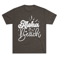 Next Level 6010 | Unisex Aloha Beach Vintage Inspired Unisex Tri-Blend Tee