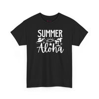 Gildan 5000 | Sun-Drenched Vibes: Retro Summer Aloha Unisex Softstyle Tee