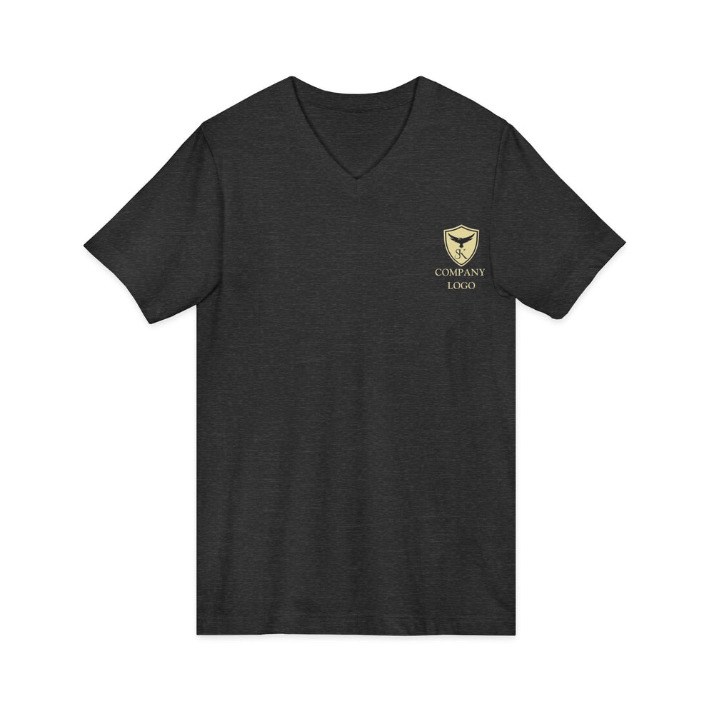 Unisex Jersey Short Sleeve V-Neck Tee