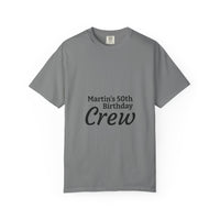 Birthday Crew T-Shirt – Personalized “Martin’s 50th Birthday Crew” Party Tee