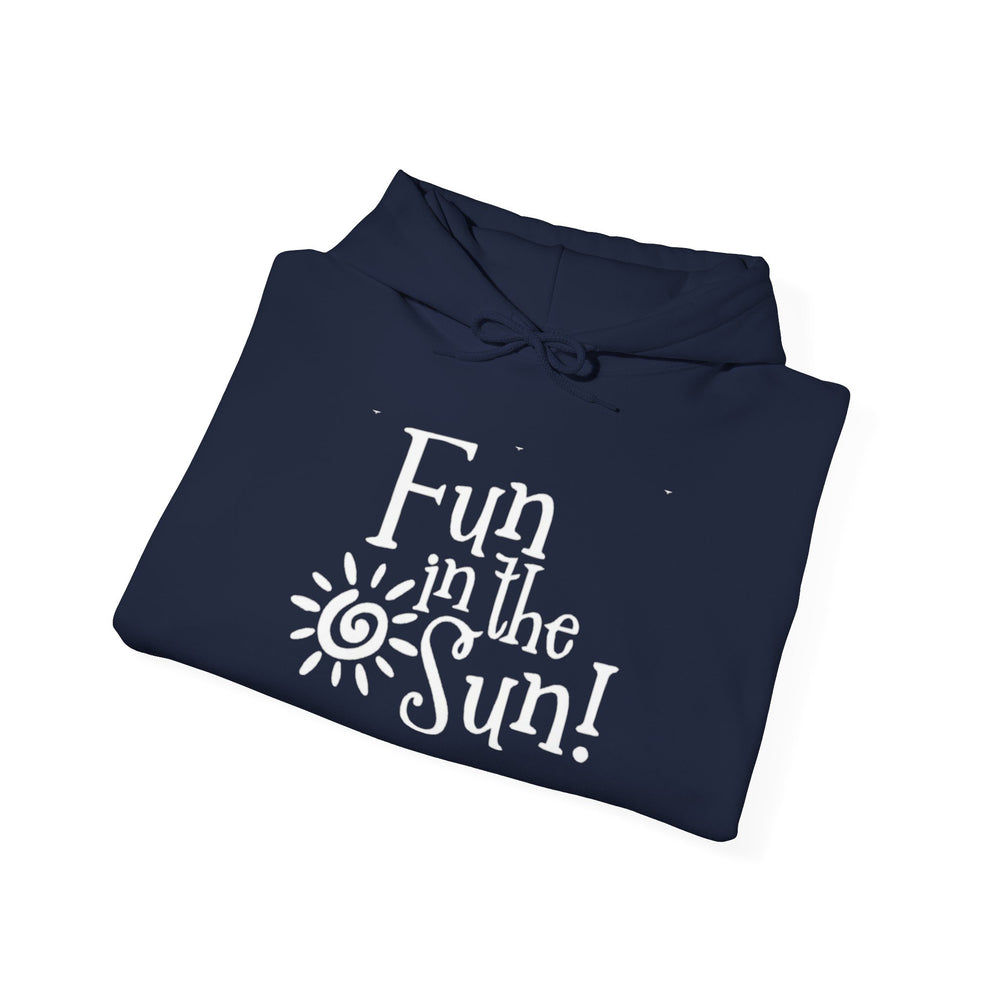Gildan 18500 | SUNNY "Fun in the Sun" Unisex Hoodie – Cheerful & Cozy Summer Sweatshirt