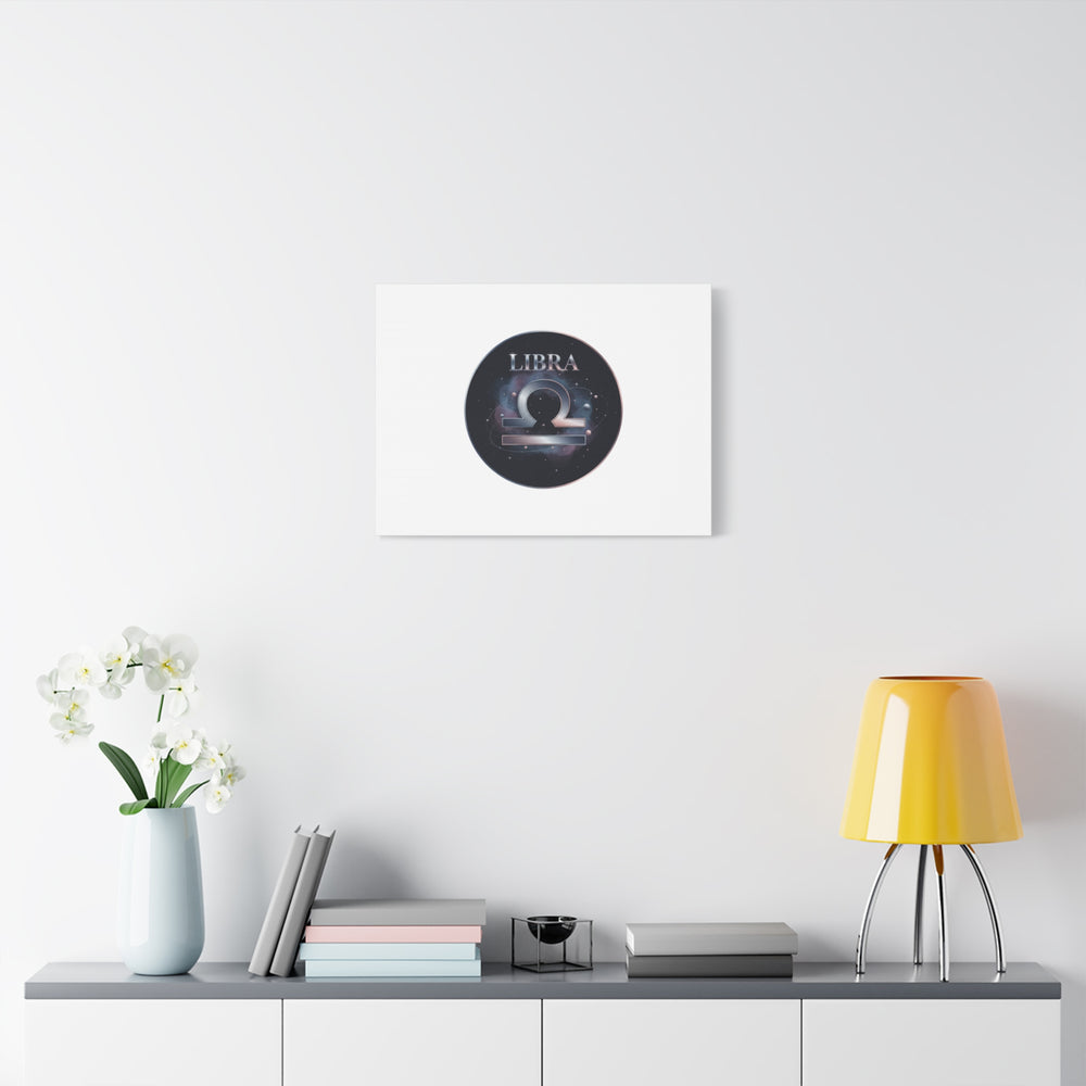 Libra Zodiac Canvas, Astrology Wall Art | Constellation Galaxy Print