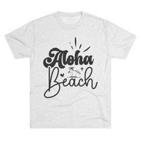 Next Level 6010 | Unisex Aloha Beach Vintage Inspired Unisex Tri-Blend Tee